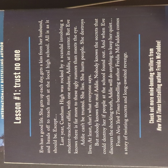 The Teacher by Frieda McFadden, Everything She Feared,Lock the Doors paperback - Picture 10 of 12